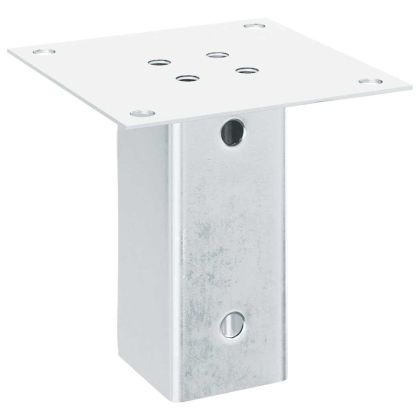 Основи за стълбове квадрат 12 бр 71x71 мм поцинкована стомана