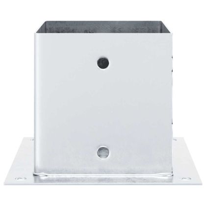 Основи за стълбове квадрат 4 бр 141x141 мм поцинкована стомана