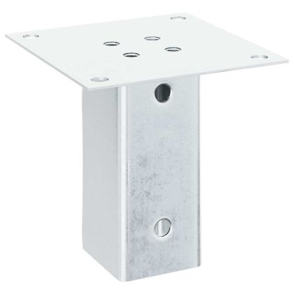 Основи за стълбове квадрат 4 бр 71x71 мм поцинкована стомана