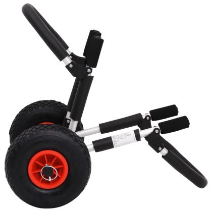 SUP количка за сърфборд, сгъваема, 45 кг, алуминий