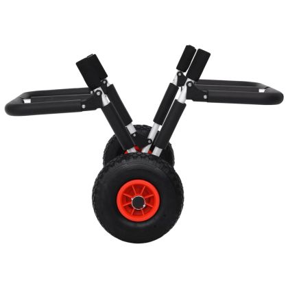 SUP количка за 2 дъски за сърф, сгъваема, 90 кг, алуминий