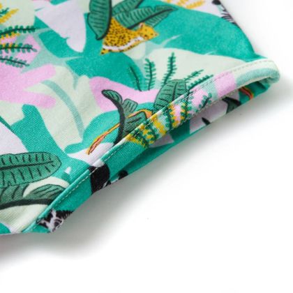 Детска рокля, светла мента, 128