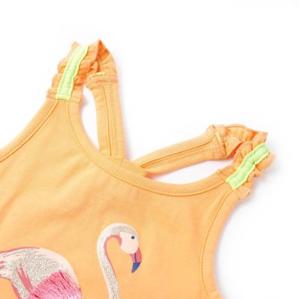 Детски потник, яркооранжев, 140