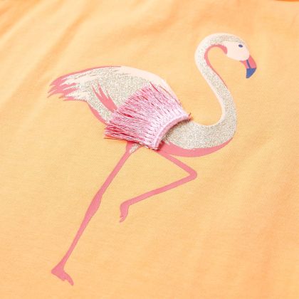 Детски потник, яркооранжев, 140