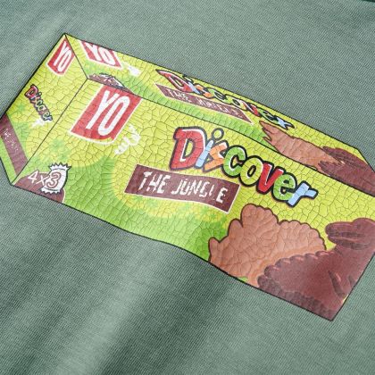 Детска тениска с къс ръкав, каки, 116