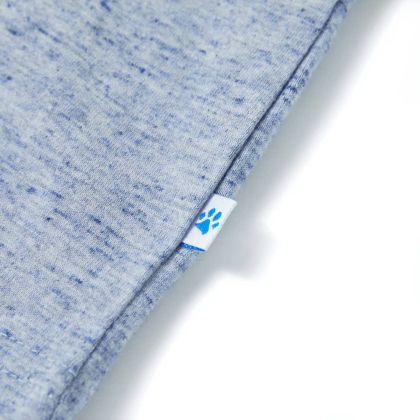 Детски потник, син меланж, 104