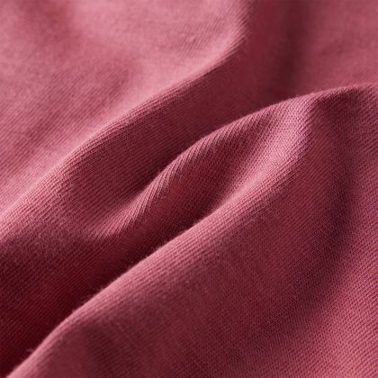 Детска тениска с дълъг ръкав, тъмночервена, 128