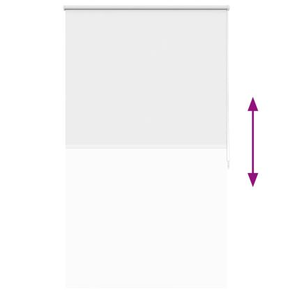 Руло щора 100 х 175 см, цвят бял