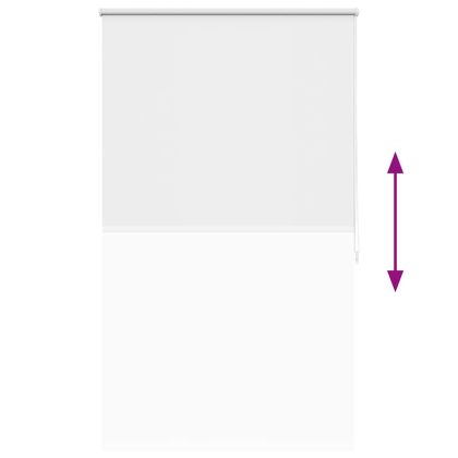 Руло щора 120 х 175 см, цвят бял