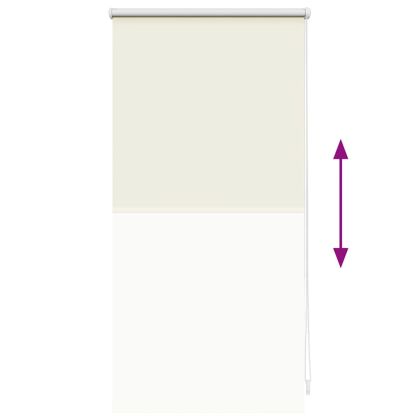 Ролетна щора, затъмняваща, 44,4x100 см, ширина на плата 40 см, бежова