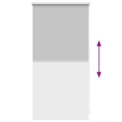 Затъмняваща ролетна щора, черна, 40 х 100 см