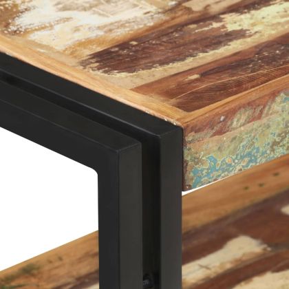 Конзолна маса, 90x30x75 см, регенерирано дърво масив