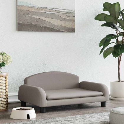 Кучешко легло Таупе 70x45x30 см текстил