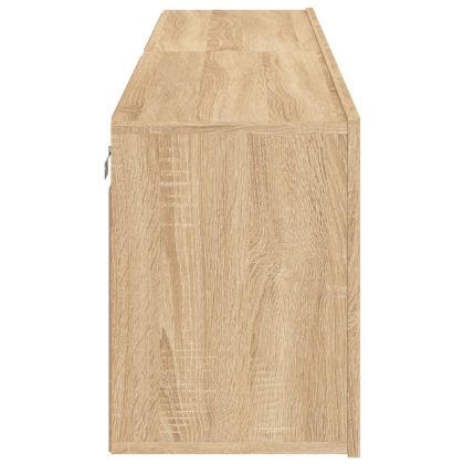 ТВ шкафове за стенен монтаж, 2 бр, сонома дъб, 80x30x41 см