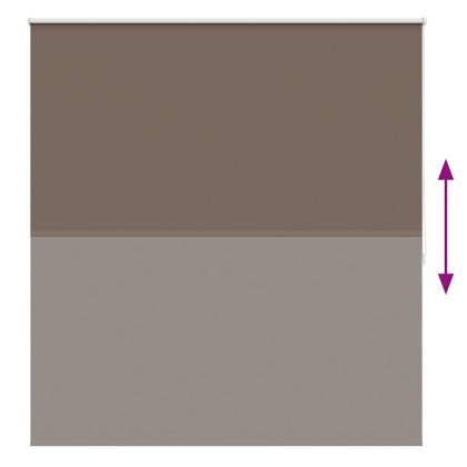 Руло щора 160 х 175 см, цвят кафе