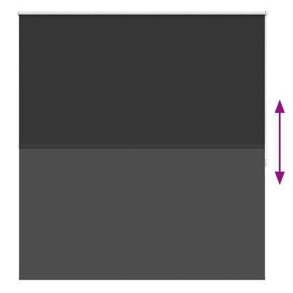 Руло щора 160 х 175 см, цвят черен