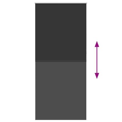 Руло щора 100 х 230 см, цвят черен