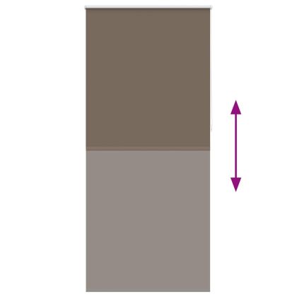 Руло щора 120 х 230 см, цвят кафе