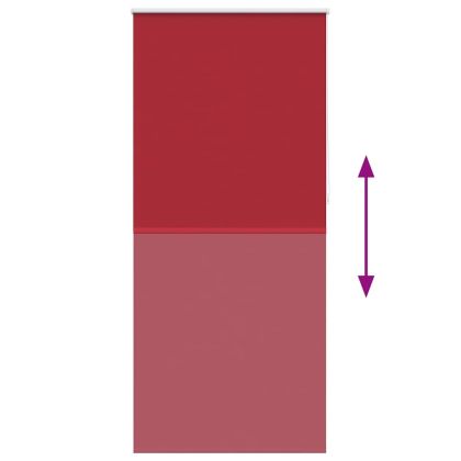 Руло щора 120 х 230 см, цвят червен