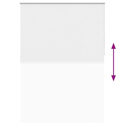 Руло щора 140 х 230 см, цвят бял