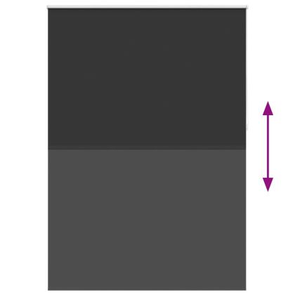 Руло щора 160 х 230 см, цвят черен