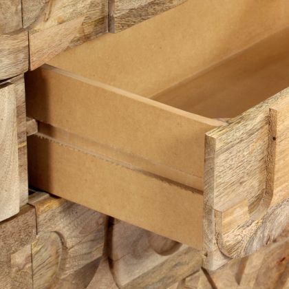 Шкаф "Азбука" с 6 чекмеджета, 120x35x79 см, манго масив