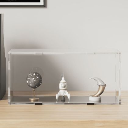 Кутия за показване, прозрачна, 30x15x14 см, акрил