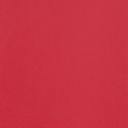 Объл фотьойл с табуретка за крака, червени, изкуствена кожа