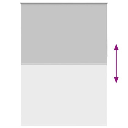 Руло щора 140 х 230 см, цвят сив