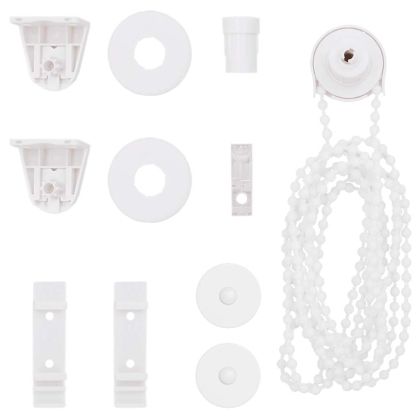 Щора "Зебра" 70 х 120 см, цвят бял