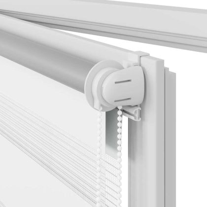 Щора "Зебра" 80 х 150 см, цвят бял