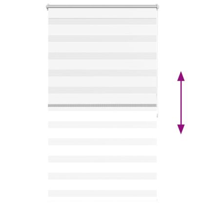 Щора "Зебра" 100 х 175 см, цвят бял