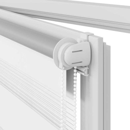 Щора "Зебра" 100 х 175 см, цвят бял