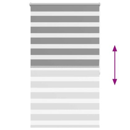 Щора "Зебра" 100 х 175 см, цвят сив