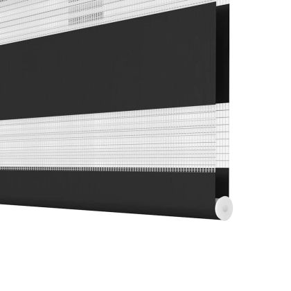 Щора "Зебра" 140 х 175 см, цвят черен