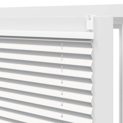 Плисирана щора 50 х 150 см, бяла