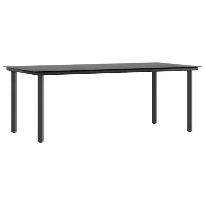 Градински комплект с възглавници 9 части кафяв полиратан стъкло