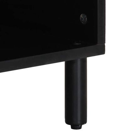 Шкаф кафяв 80x33x75 cm Масивна дървесина Манго