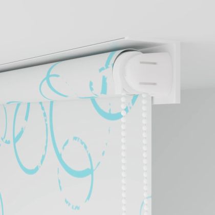 Ролетна щора за баня, 80x240 см, мехурчета