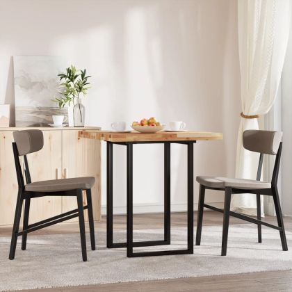 Плот за маса квадратен 70x70x4 см масивна акация