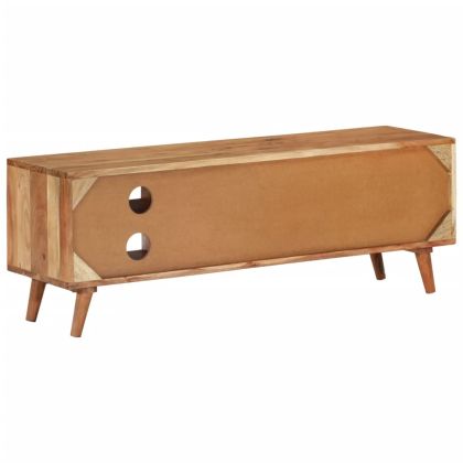 ТВ шкаф, 112x30x40 см, масивно акациево дърво