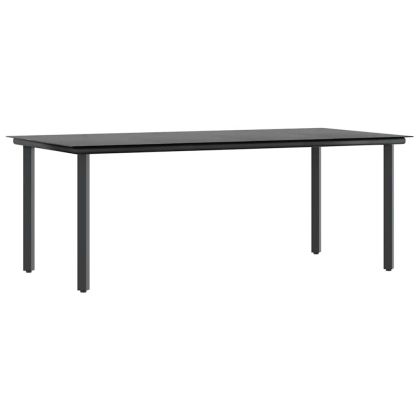 Градински комплект с възглавници 9 части кафяв полиратан стъкло