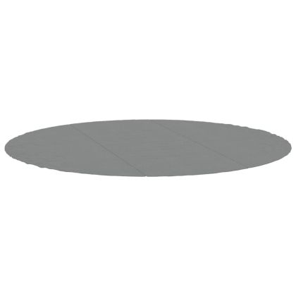 Подложка за басейни светлосива Ø396 см полиестерен геотекстил