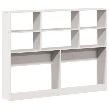 Горна табла с място за съхранение, 120 см, масивно дърво бор