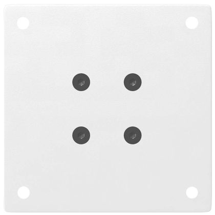 Крака за масичка за кафе, 4 бр., бели, 42-44 см, стомана