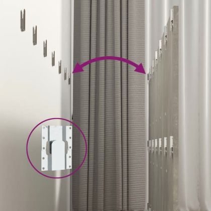 Табла за легло с шкафчета бетонно сиво инженерно дърво