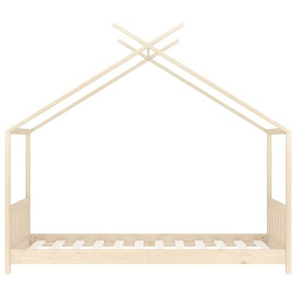 Рамка за детско легло, бор масив, 80x160 см