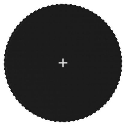 Отскачаща повърхност за кръгъл батут 14 Ft/4,27 м черен текстил