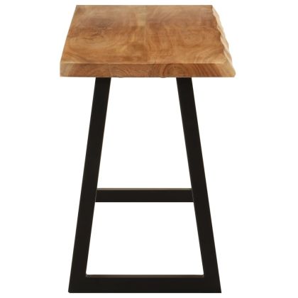 Пейка с жив ръб 105 см масивна акация