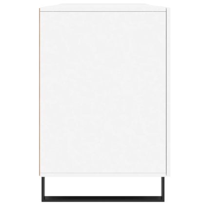 Бюро, бяло, 140x50x75 см, инженерно дърво